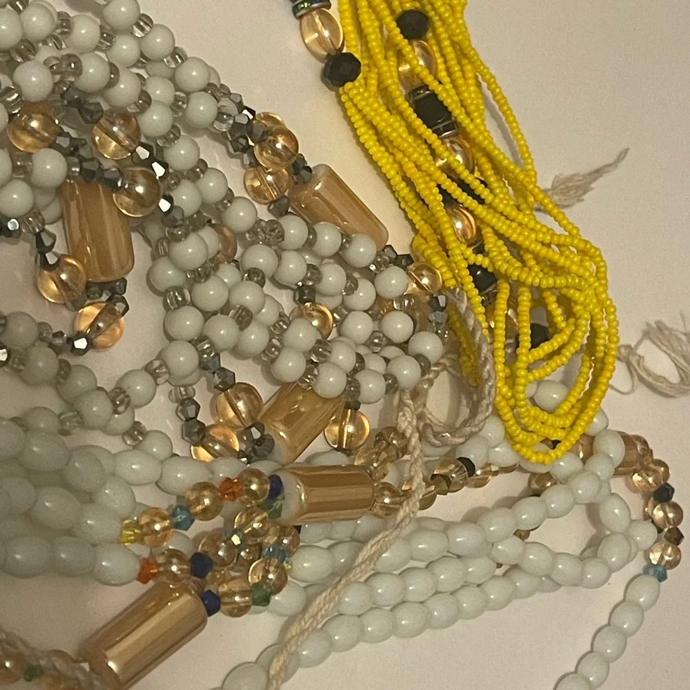 Waist beads from Mali. Body jewelry - Picture 2 of 7